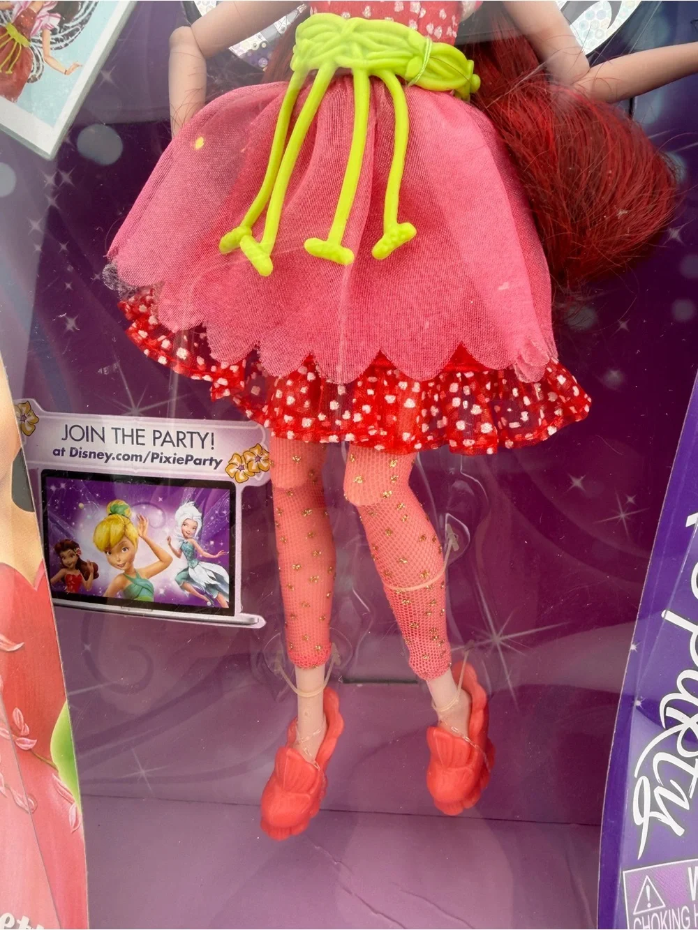 Disney Fairies Rosetta Celebrate Pixie Party Doll Jakks Pacific 2013 NRFB